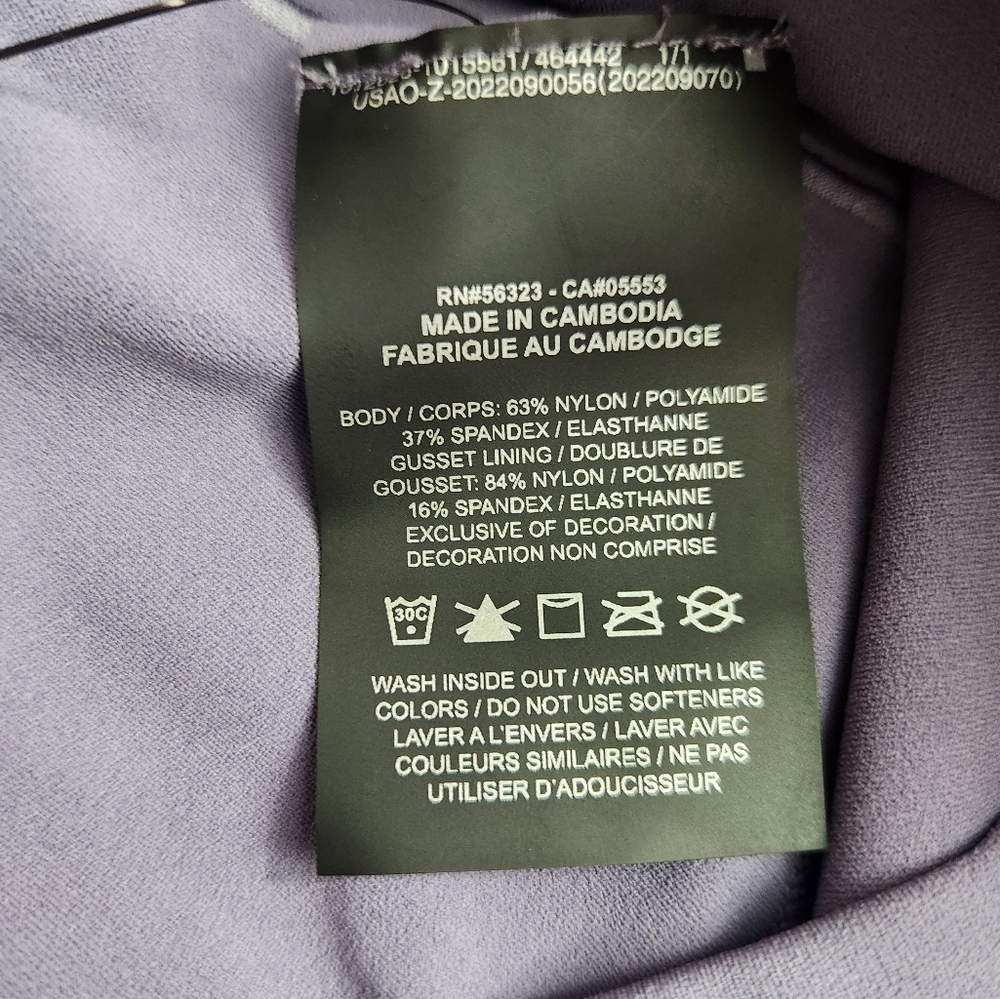NEW Nike Zenvy High Waisted Training Biker Shorts lavender Womens XS 8 inch - Picture 5 of 7